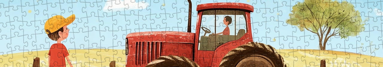 Collection de puzzles Métiers & Véhicules puzzleYOU