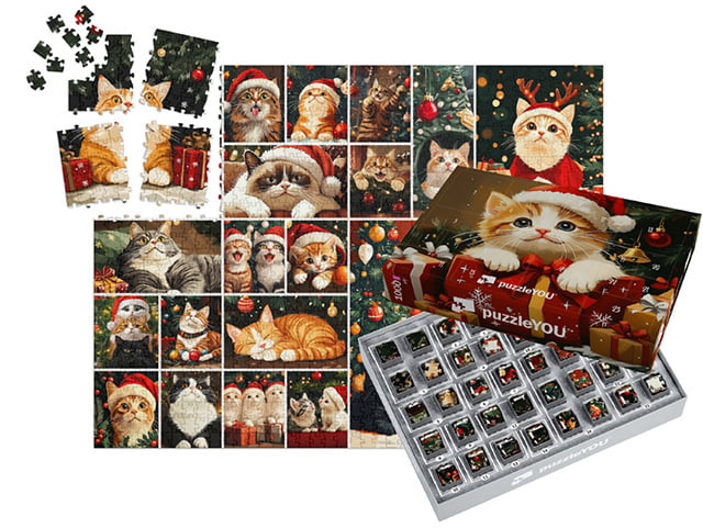 Collection de puzzles Motifs les plus populaires pour les calendriers de l'Avent puzzleYOU