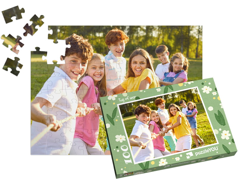 Boîte pour puzzle - puzzle photo 100 pièces