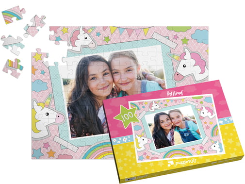 Puzzle photo finalisé 100 pièces avec boîte pour puzzle
