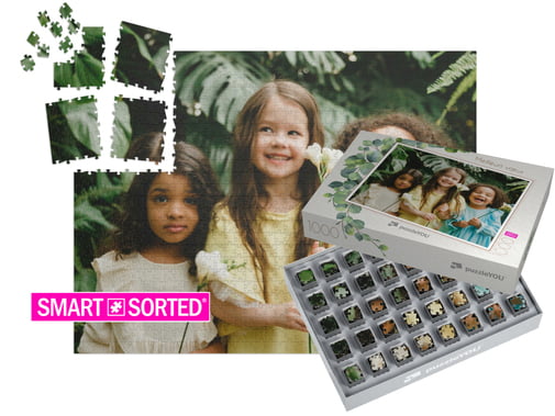 SMART SORTED puzzle photo monté 1000 pièces avec boîte