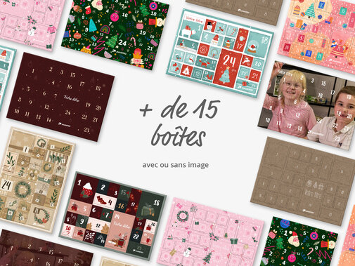 Plus de 20 boîtes, avec ou sans motif